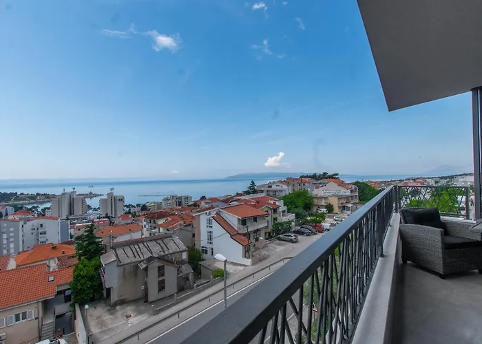 Luxury Seaview Adriatic Pearl Apartment Makarska